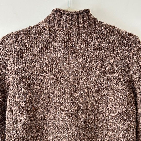 Charter Club Brown Marled Knit Button Cardigan - Picture 13 of 16
